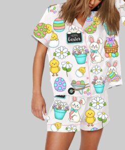 Alternative view of Hoppy Easter Pajama Set