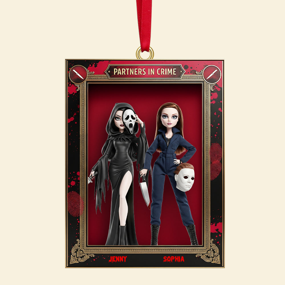 Horror Dolls Personalized Gifts For Besties Christmas Ornament 03natn250825 - Image 4