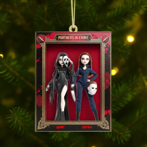 Horror Dolls Personalized Gifts For Besties Christmas Ornament 03natn250825