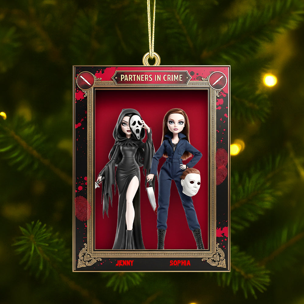 Horror Dolls Personalized Gifts For Besties Christmas Ornament 03natn250825