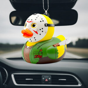 Horror Duck Car Ornament Personalized Gifts For Movie Fans 01PGDT210825