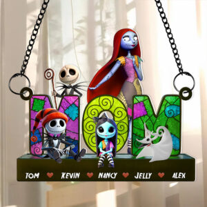 Horror Mom Suncatcher Ornament Gifts For Mom 01OHDT140425
