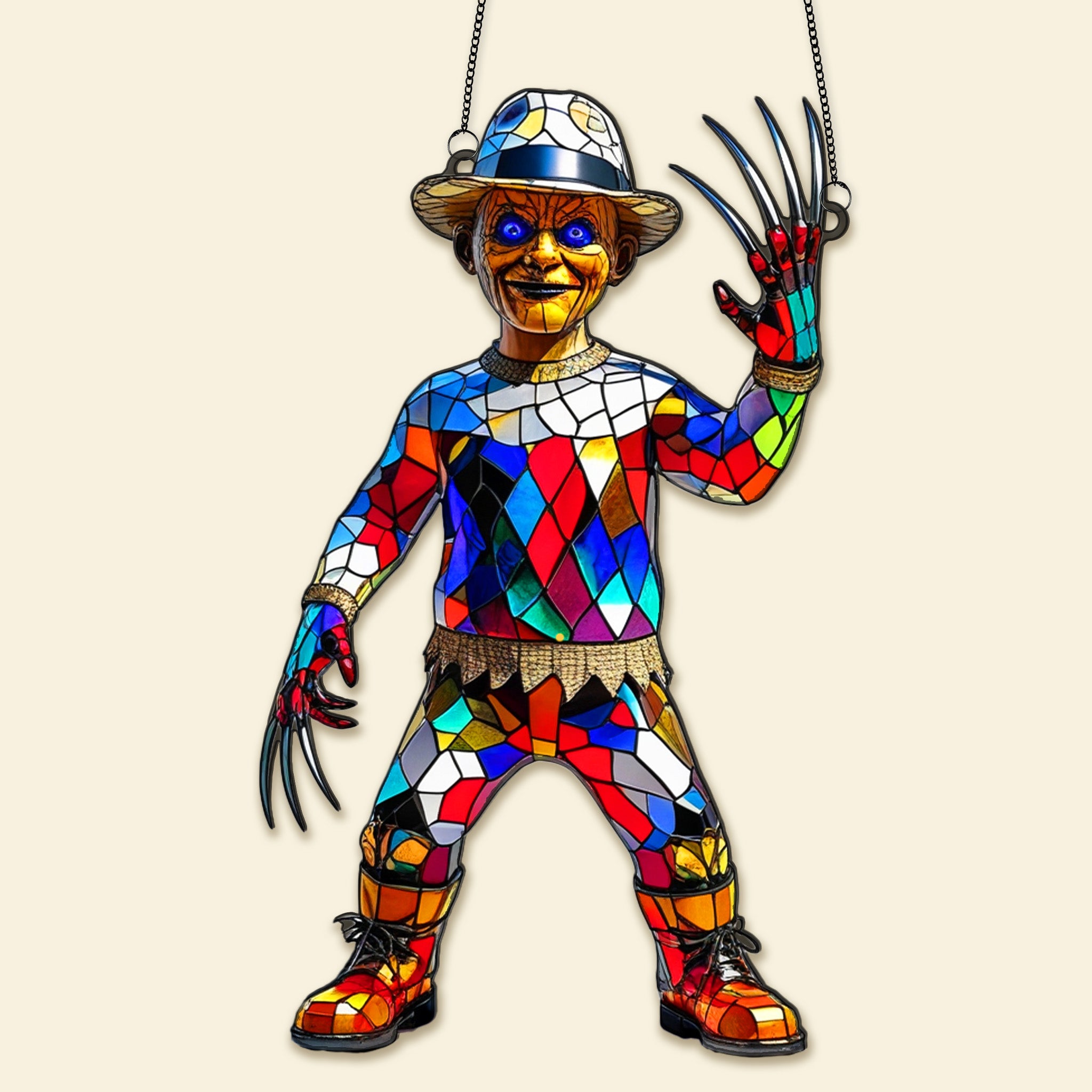 Horror Movie Halloween Suncatcher Ornament - Personalized Gifts For Halloween 01TGMG230825 - Image 7