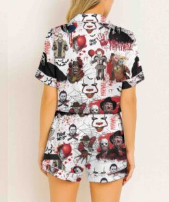 Alternative view of Horror Movie Satin Short Pajamas