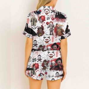 Alternative view of Horror Movie Satin Short Pajamas