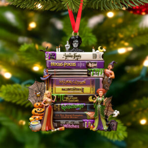 Alternative view of Horror Tape Stack Ornament, Personalized Gifts For Horror Fans 03qhtn161025