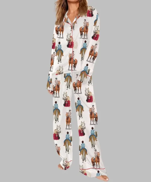 Alternative view of Horse Pajama Set