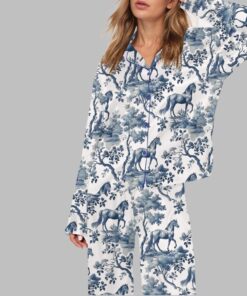 Alternative view of Horse Toile Pajama Set
