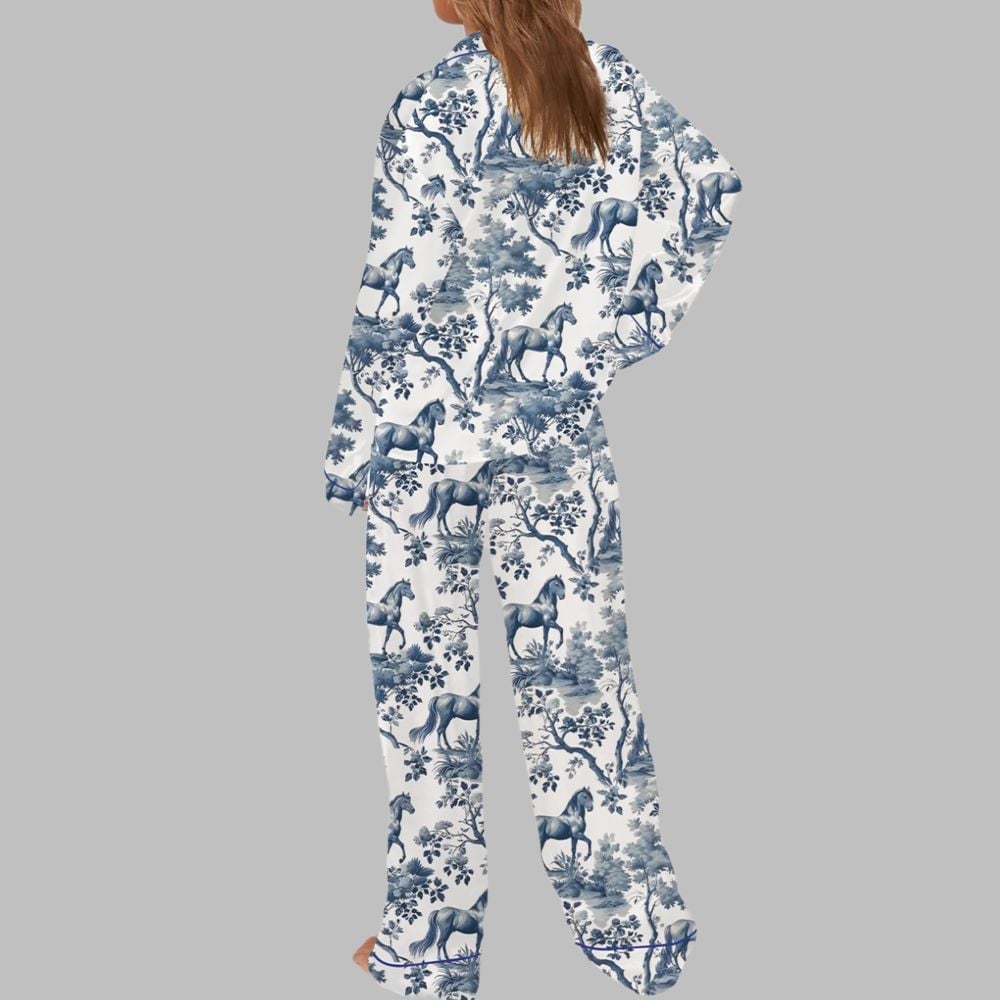 Horse Toile Pajama Set - Image 3