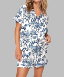Horse Toile Pajama Set