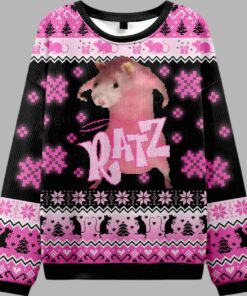 Hot Pink Ratz Ugly Christmas Sweater