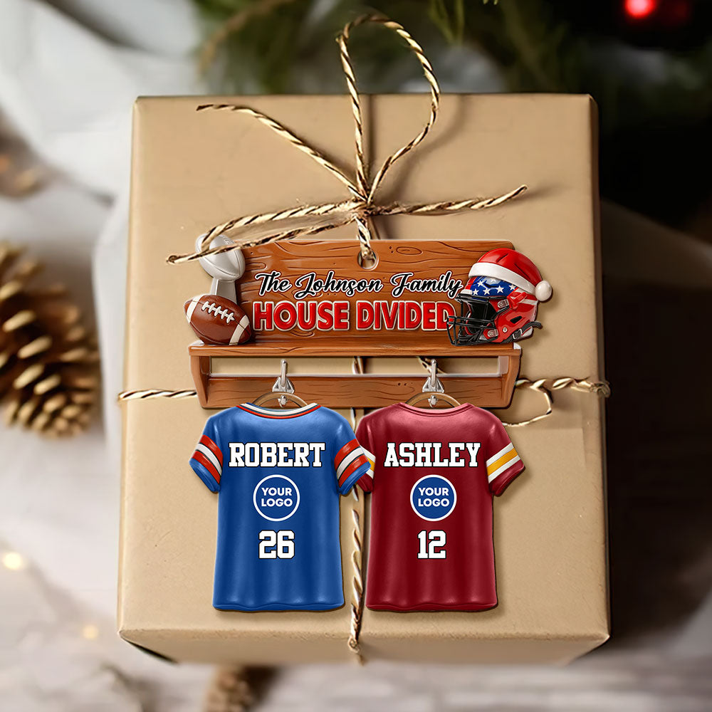 House Divided Family Ornament - Personalized Gifts For Family 01huti170925 - Image 5