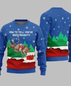 Alternative view of How to Tell You've Been Naughty Ugly Sweater Christmas 2025 