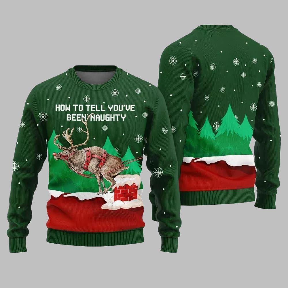 How to Tell You've Been Naughty Ugly Sweater Christmas 2025 - Grishko.com - Image 5
