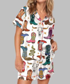 Alternative view of Howdy Cowgirl Boot Pajama Set