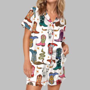 Alternative view of Howdy Cowgirl Boot Pajama Set