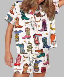Howdy Cowgirl Boot Pajama Set