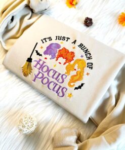 Alternative view of It’s Just A Bunch Of Hocus Pocus – Embroidered Sweatshirt