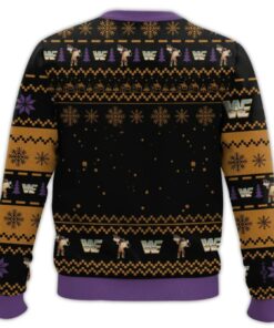 Alternative view of Hulk Hogan vs Andre The Giant Ugly Christmas Sweater