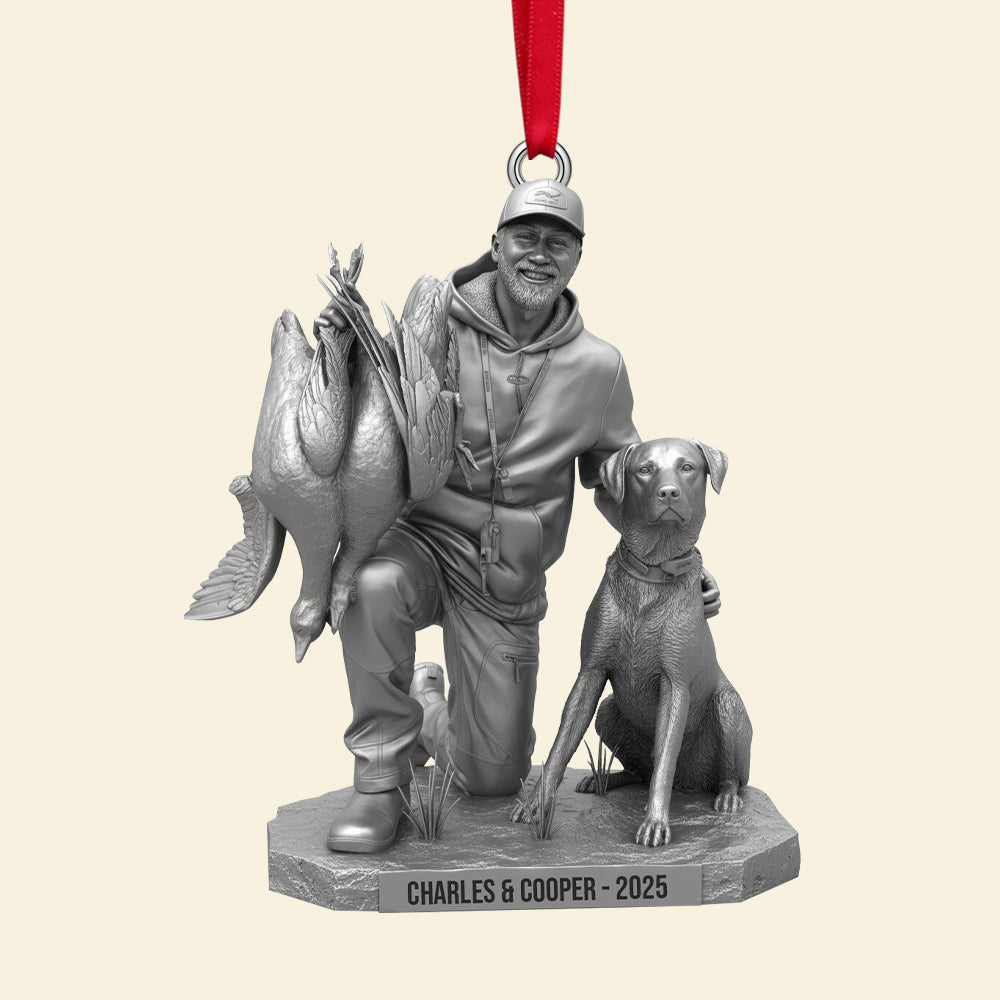 Hunting Trophy Moment Christmas Ornament, Personalized Gifts For Hunting Lovers 01qhtn290825 - Image 4