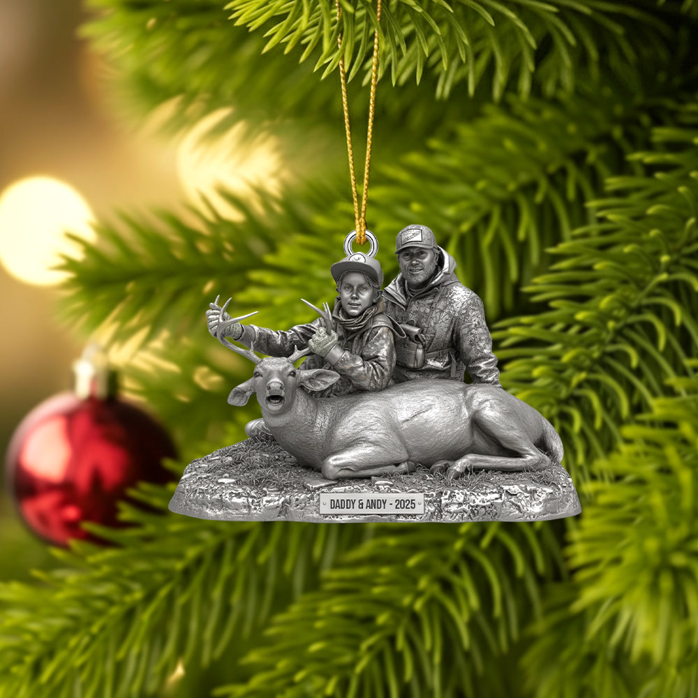 Hunting Trophy Moment Christmas Ornament, Personalized Gifts For Hunting Lovers 01qhtn290825 - Image 3