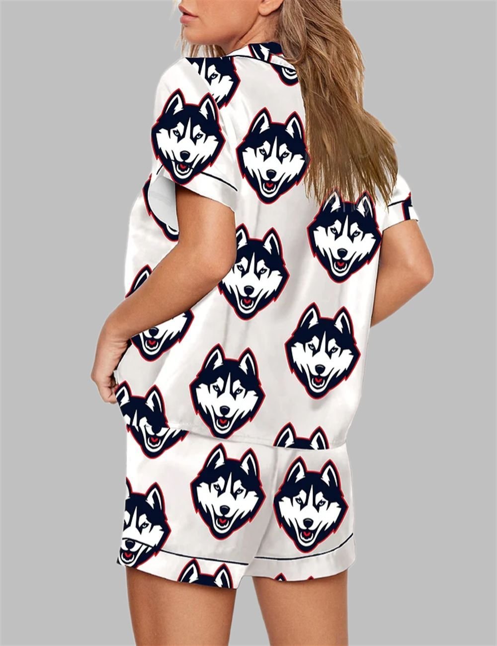 Huskies Women's Basketball Pajama Set - Image 3