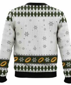 Alternative view of I Am No Man Lord Of The Rings Ugly Christmas Sweater