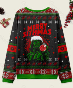 Alternative view of I am your Santa Ugly Christmas Fuzzy Fleece Sweatshirt