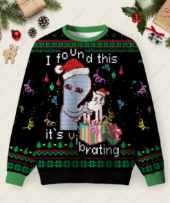 I Found this Black Ugly Christmas Sweater Sweatshirt