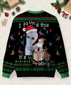 Alternative view of I Found this Black Ugly Christmas Sweater Sweatshirt