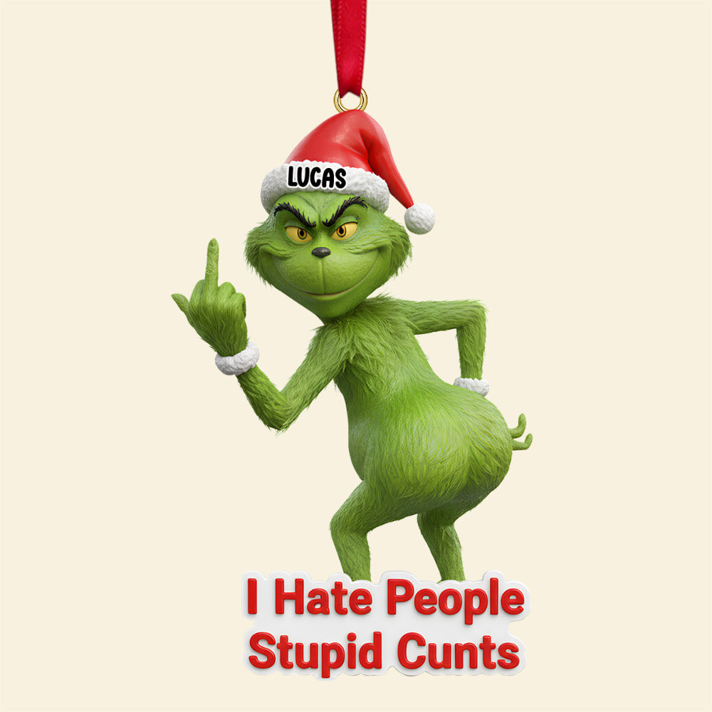 I Hate People Ornament Personalized Funny Gifts For Christmas 03natn061125 - Image 4