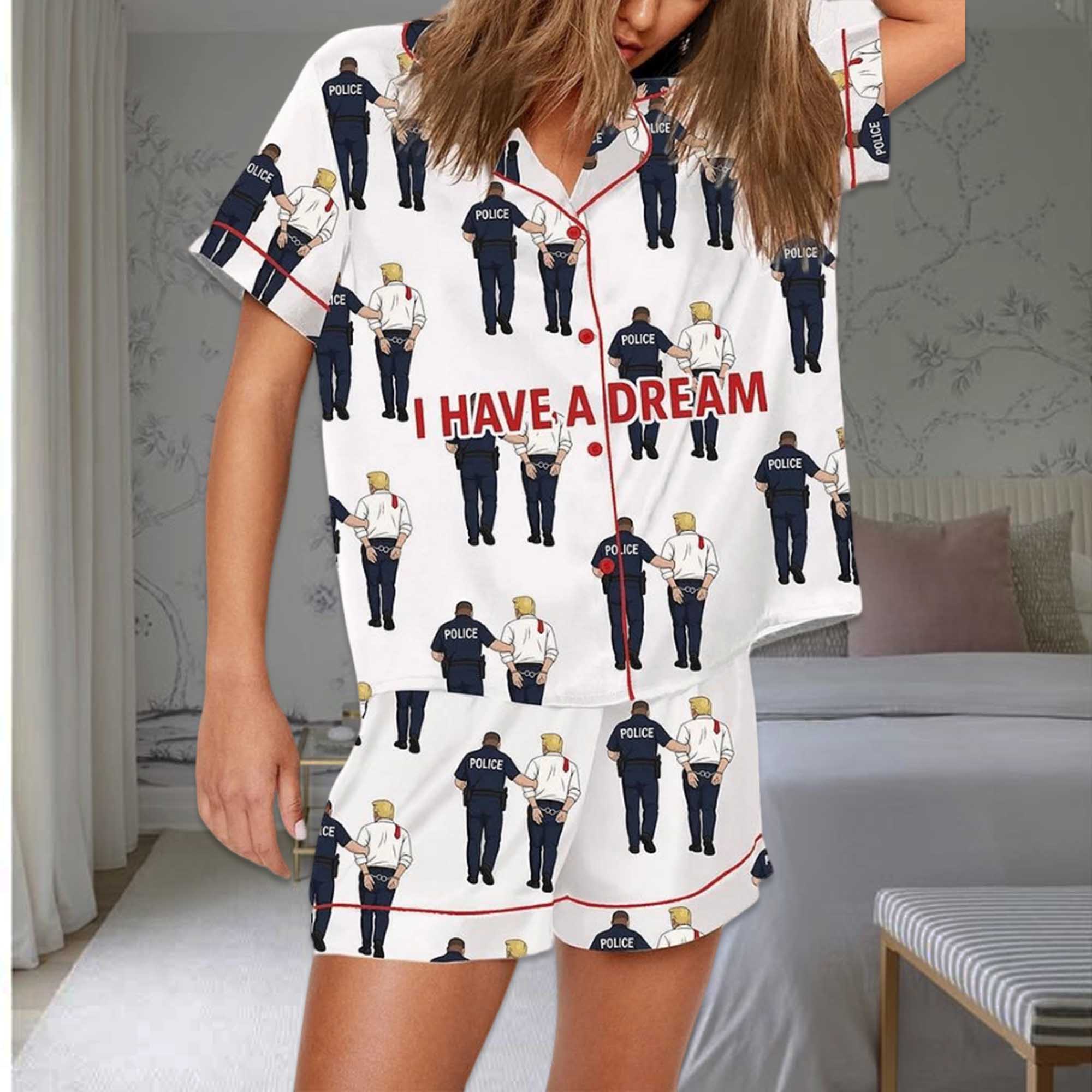 I Have A Dream Anti Trump Pajama Set - Image 3