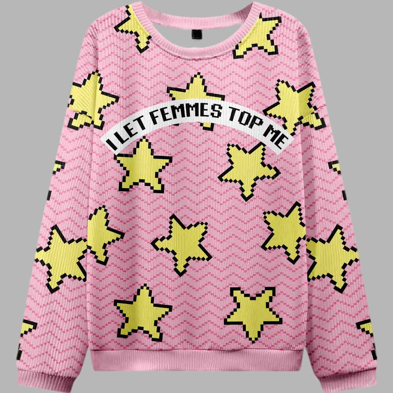 I Let Femmes Top Me Pride Ugly Christmas Sweater - gullprint.com