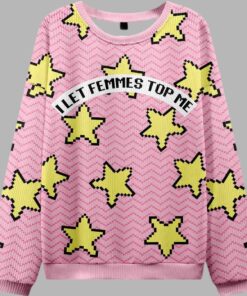 Alternative view of I Let Femmes Top Me Pride Ugly Christmas Sweater