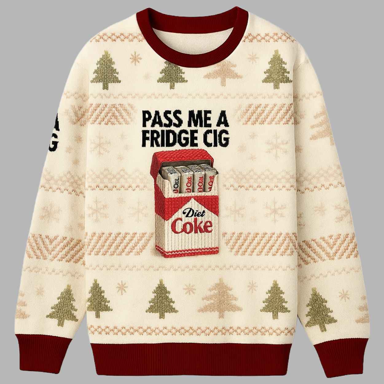 I Need A Diet Coke Ugly Christmas Sweater - gullprint.com