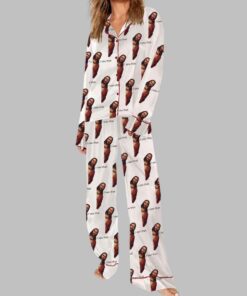 Alternative view of I Saw That Jesus Pajama Set