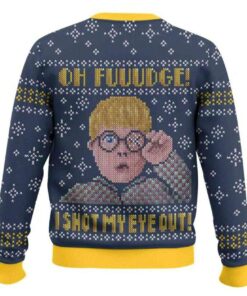 Alternative view of I Shot My Eye Out A Christmas Story Ugly Christmas Sweater