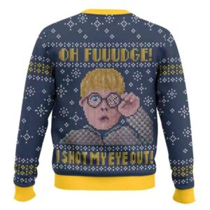 Alternative view of I Shot My Eye Out A Christmas Story Ugly Christmas Sweater
