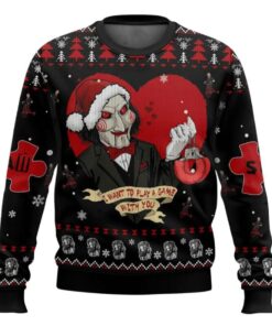 I Want To Play A Game Saw Ugly Christmas Sweater