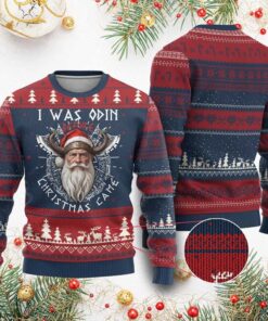 I Was Odin Before Christmas Came Ugly Christmas Sweater 