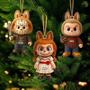 Iconic Movie Monsters Personalized Gifts For Horror Fans Christmas Ornament 03natn280825