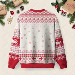 Alternative view of If It Isnâ€™t The Consequences Of My Own Action Ugly Christmas Fuzzy Fleece Sweatshirt