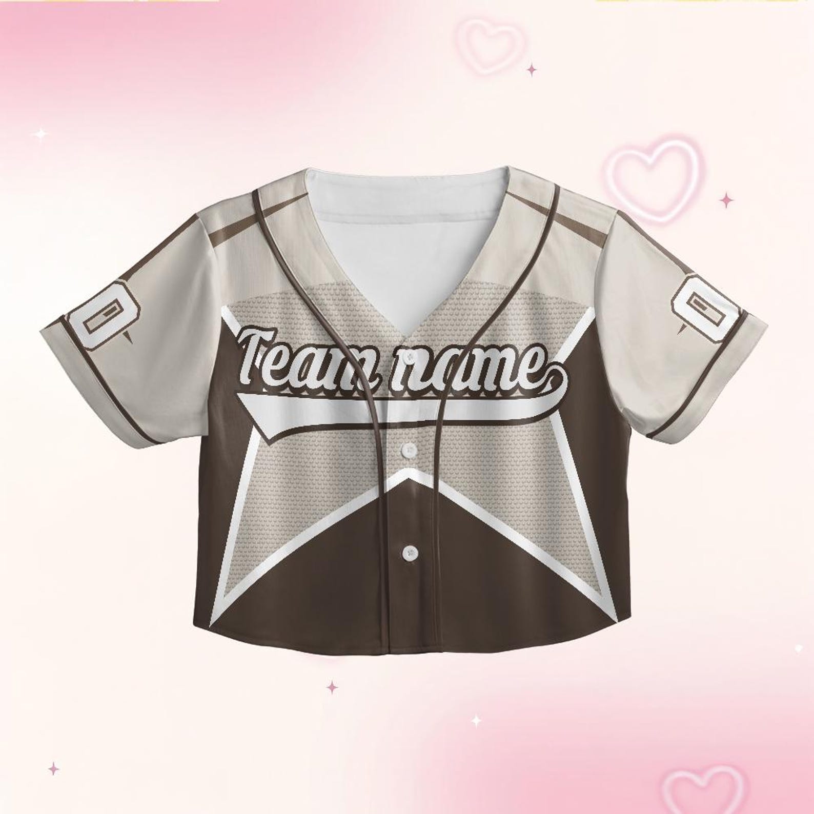 Personalized Team Name And Number Crop Top Baseball Jersey, Crop Top Baseball Jersey For Teen Girls Women Female Baseball Fan - Image 3