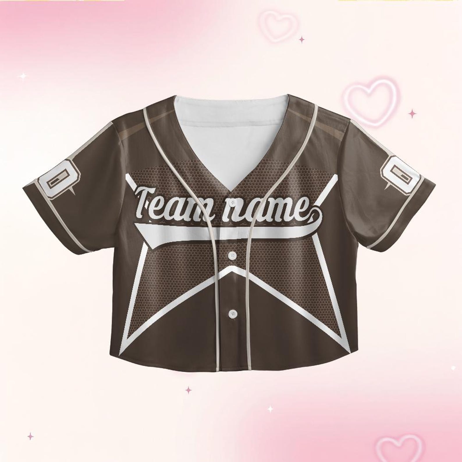 Personalized Team Name And Number Crop Top Baseball Jersey, Crop Top Baseball Jersey For Teen Girls Women Female Baseball Fan - Image 4