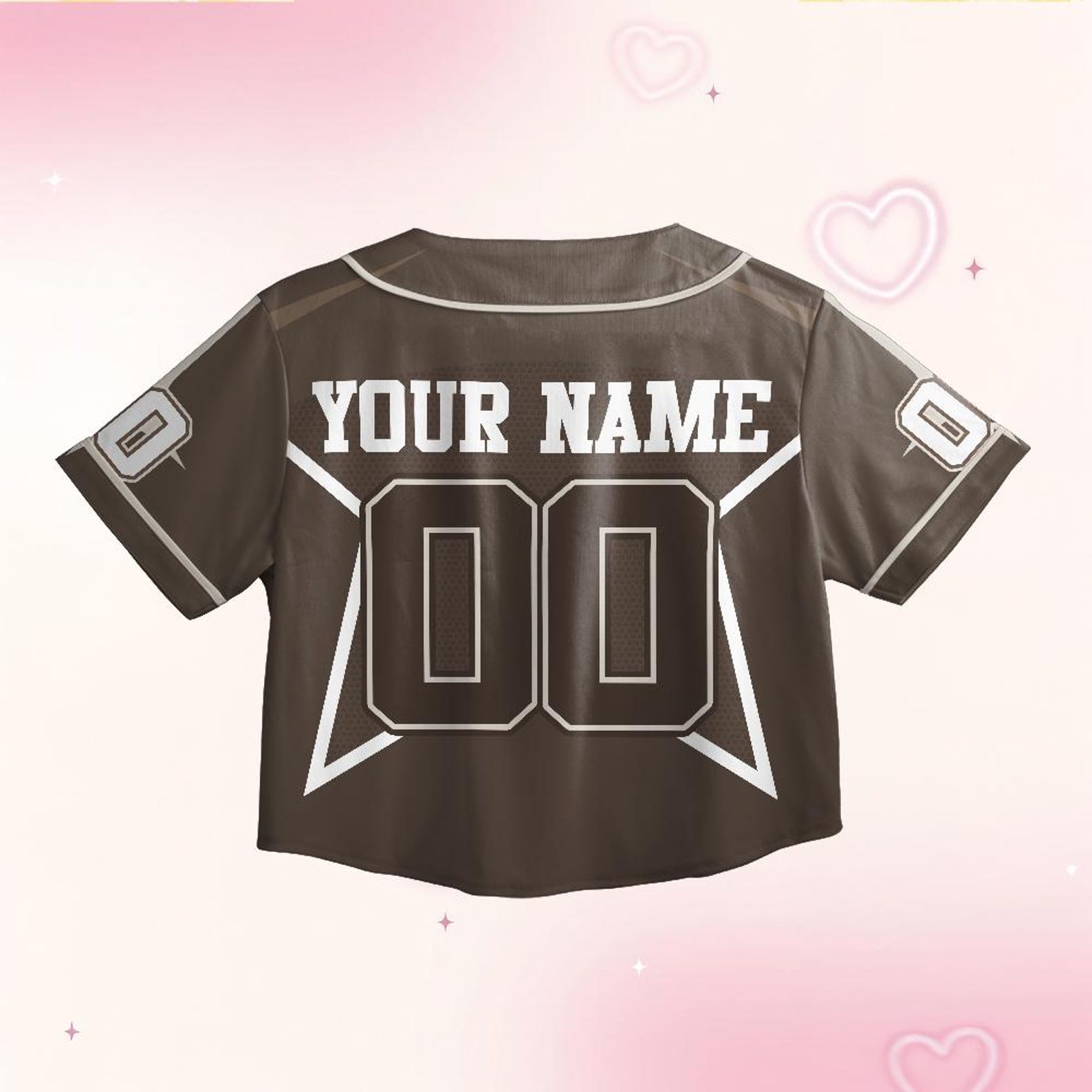 Personalized Team Name And Number Crop Top Baseball Jersey, Crop Top Baseball Jersey For Teen Girls Women Female Baseball Fan - Image 5