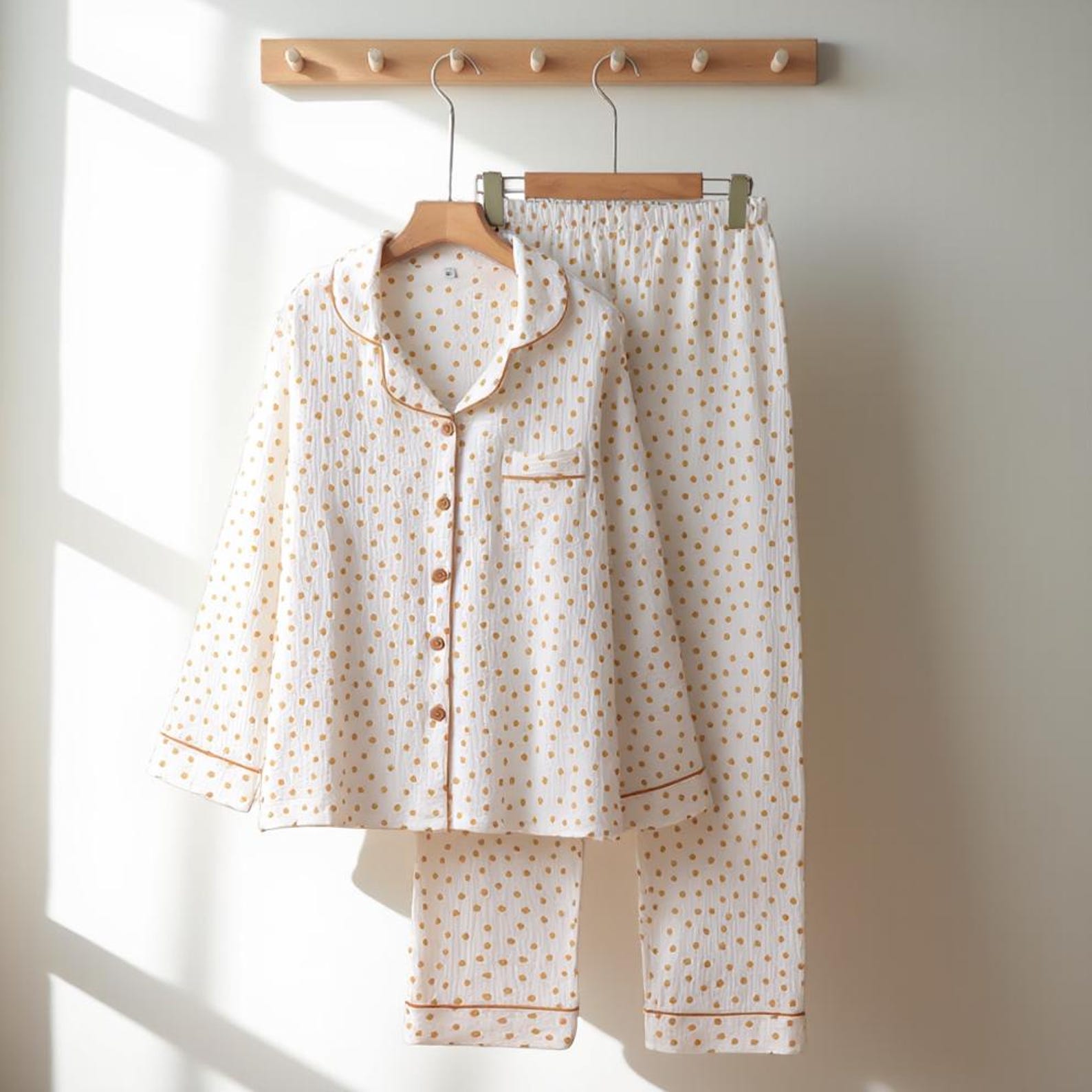 Floral Bridesmaid Pajamas | Muslin Cotton Bridesmaid Proposal | Lounge Wear Women's Pajama Set Bachelorette Pajamas | Cotton Matching PJs - Image 8