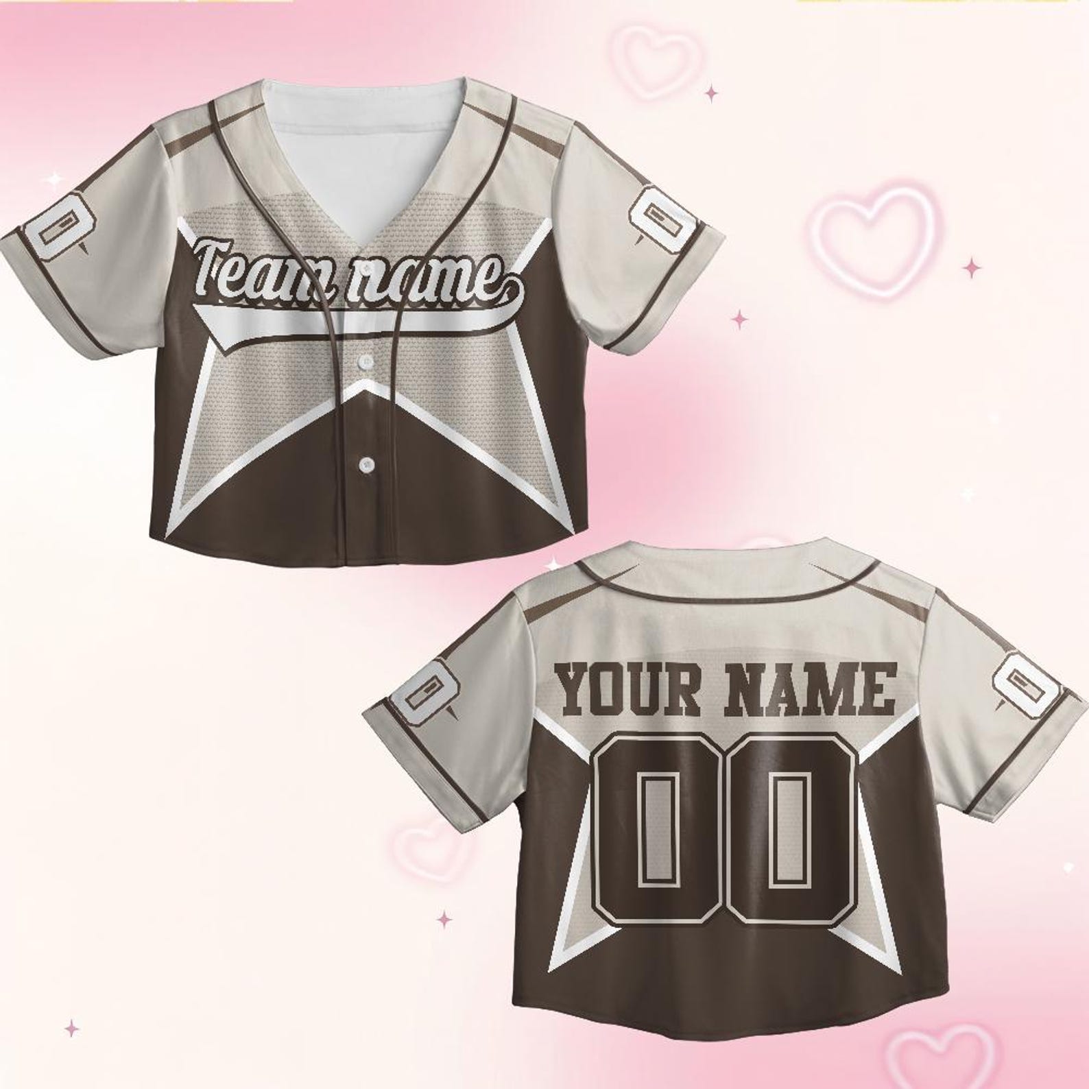 Personalized Team Name And Number Crop Top Baseball Jersey, Crop Top Baseball Jersey For Teen Girls Women Female Baseball Fan - Image 6