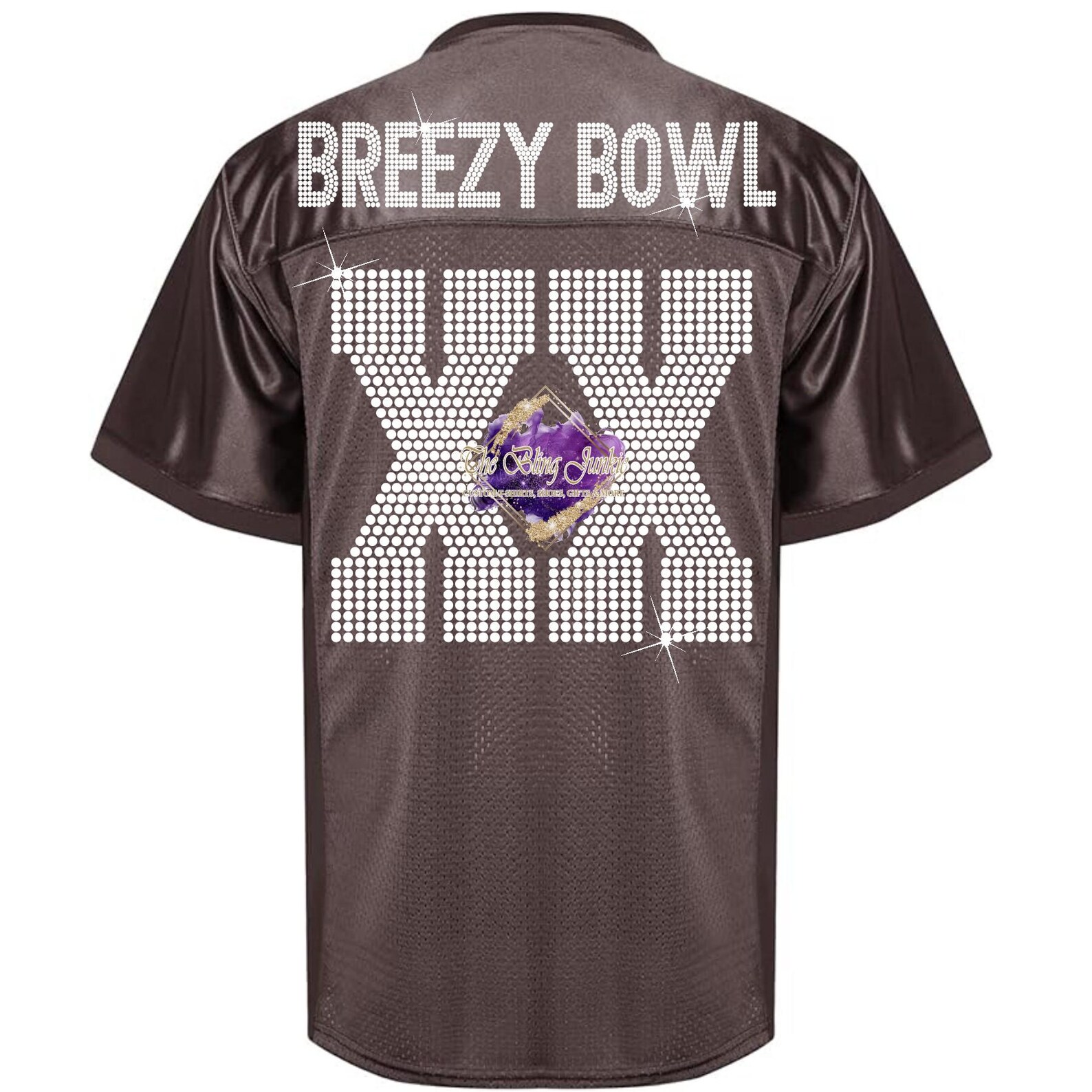 Breezy Bowl Bling Jersey, Chris Brown Jersey, Breezy Bowl Tour 2025 - Image 3