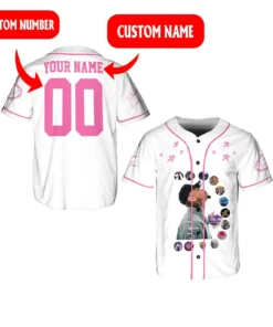 Alternative view of Custom Chris Brown Tour Baseball Jersey, Breezy Bowl XX Tour 2025 Baseball Jersey
