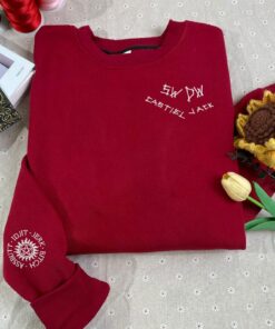 Supernatural Inspired Embroidered Sweatshirt – Castiel, Jack, SWDW Design, Anti-Possession Symbol, Fandom Gift, Unisex Crewneck